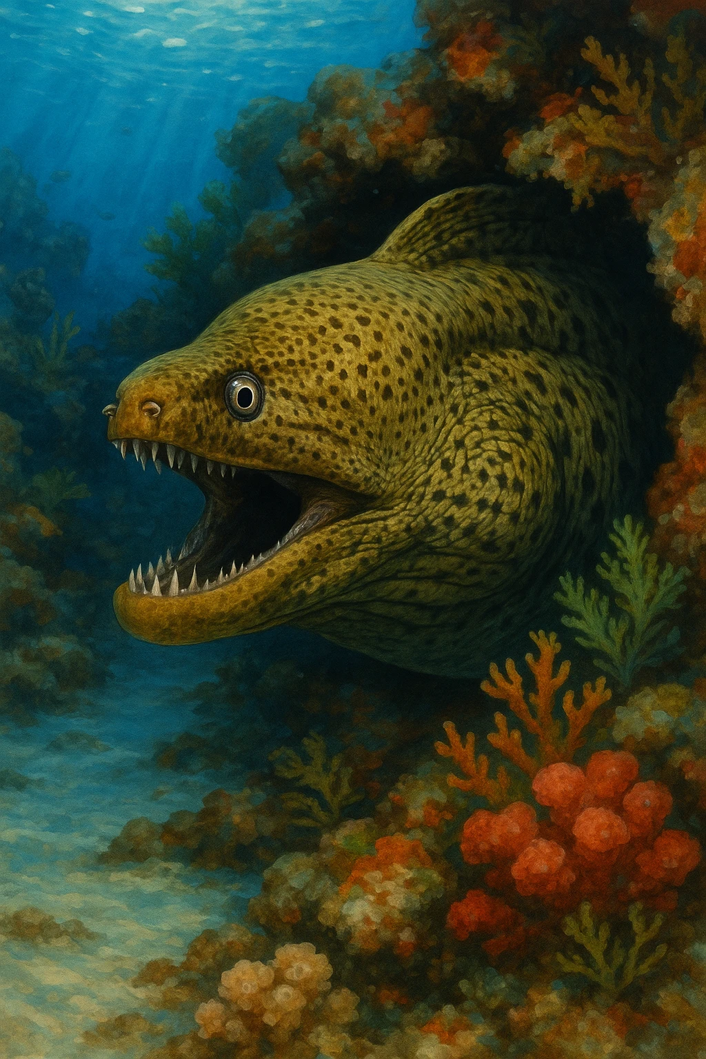 Moray eel emoji