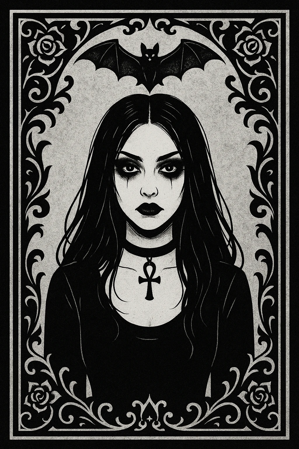 Goth banner emoji
