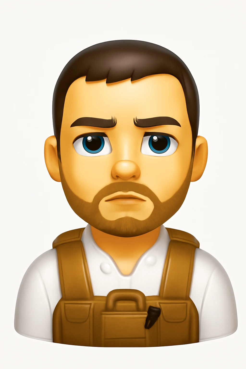 A 3D Apple-style emoji version of the uploaded image, preserving its colors, shapes, textures, and overall design, simplified into emoji form while keeping key details recognizable. Smooth glossy finish, soft shadows, high-quality render, minimal background emoji