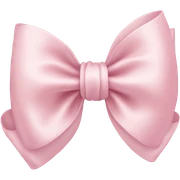 Pale Pink bow sticker