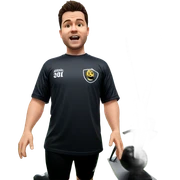 soccer boy in sportswear sticker