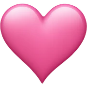 Pink heart sticker