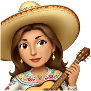 Mariachi Guitarist sticker