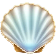 pearl shell sticker