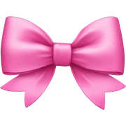 pink bow sticker