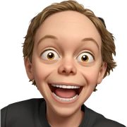smiling portrait of a boy sticker