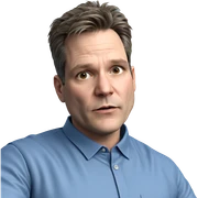 doctor in blue shirt sticker