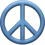 peace symbol  sticker
