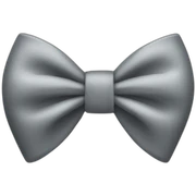 grey bow sticker