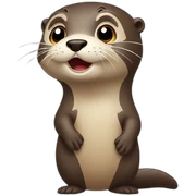 Otter confused sticker