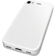 White iPhone  sticker