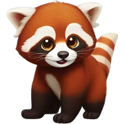 Red panda sticker