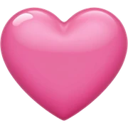Pink heart sticker