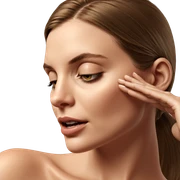 realistic portrait of girl sticker