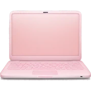 Light pink laptop sticker