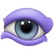Iris flow sticker