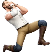 casual male in boots sticker