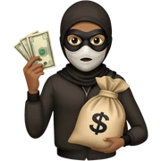 Robber emoji sticker