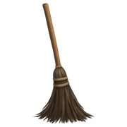 Witch broom  sticker