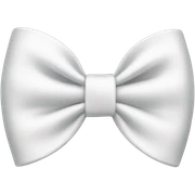 White bow sticker