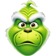 The grinch sticker
