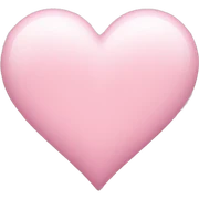 Light pink heart sticker