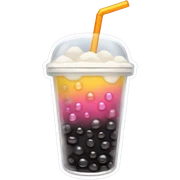 The boba emoji —>🧋￼ sticker
