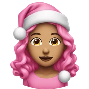 Pink Christmas  sticker