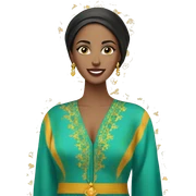 Moroccan caftan  sticker