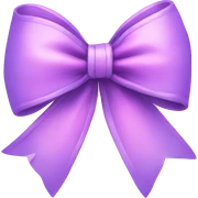 Aesthetic bow sticker