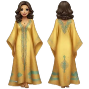 Moroccan kaftan sticker