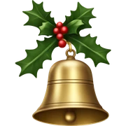 christmas bell sticker