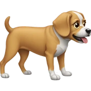 Dog wearing shoes sticker