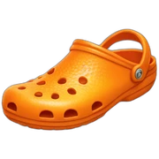 orange crocs sticker