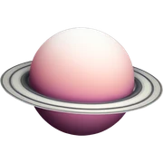 lightpink saturn sticker