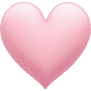 Light pink heart sticker