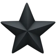 Black Star sticker