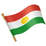kurdish flag sticker