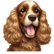 Cocker spaniel sticker