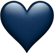 navy heart sticker