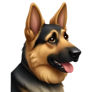 German shepherd  sticker
