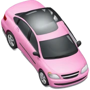 Pink car sticker