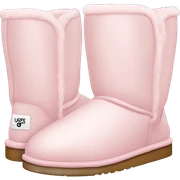 pale pink winter uggs sticker