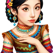 Folkloric Dancer sticker