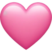 Pink heart  sticker