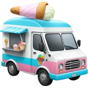 Ice cream truck  sticker