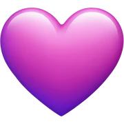Pink and Purple Heart  sticker