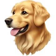 Golden retriever  sticker