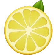 lemon slice sticker