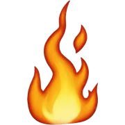 Fire sticker